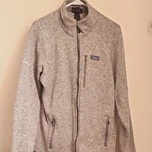 Patagonia Men's Light Gray Fleece Jacket
